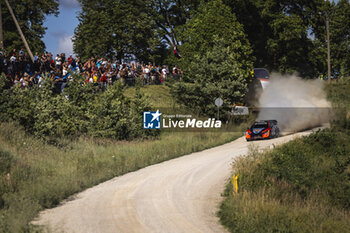 2024-07-20 - 08 TANAK Ott, JARVEOJA Martin, Hyundai I20 Rally1, action during the Rally Latvia 2024, 8th round of the 2024 WRC World Rally Car Championship, from July 18 to 21, 2024 at Liepaja, Latvia - AUTO - WRC - RALLY LATVIA 2024 - RALLY - MOTORS