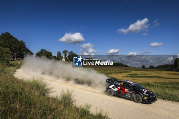 2024-07-20 - 18 KATSUTA Takamoto, JOHNSTON Aaron, Toyota GR Yaris Rally1, action during the Rally Latvia 2024, 8th round of the 2024 WRC World Rally Car Championship, from July 18 to 21, 2024 at Liepaja, Latvia - AUTO - WRC - RALLY LATVIA 2024 - RALLY - MOTORS