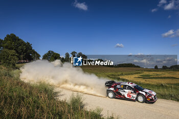 2024-07-20 - 22 SESKS Mārtiņš, FRANCIS Renārs, Ford Puma Rally1, action during the Rally Latvia 2024, 8th round of the 2024 WRC World Rally Car Championship, from July 18 to 21, 2024 at Liepaja, Latvia - AUTO - WRC - RALLY LATVIA 2024 - RALLY - MOTORS