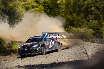 07/09/2024 - Driver Sebastien Ogier And Co-Driver Vincent Landais Of The Team Toyota Gazoo Racing Wrt,Toyota Gr Yaris Rally1 Hybrid,They Face 2nd The Day Of The Race During Fia World Rally Championship Wrc Eko Acropolis Rally Greece 2024 07 Sept Lamia , Greece -  FIA WORLD RALLY CHAMPIONSHIP WRC EKO ACROPOLIS RALLY GREECE  2024  - RALLY - MOTORI