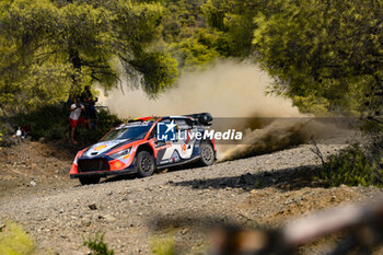 07/09/2024 - Driver Thierry Neuville And Co-Driver Martijn Wydaeghe Of The Team Hyundai Shell Mobis World Rally Team,Hyundai I20 N Rally1 Hybrid,They Face 2nd The Day Of The Race During Fia World Rally Championship Wrc Eko Acropolis Rally Greece 2024 07 Sept Lamia , Greece -  FIA WORLD RALLY CHAMPIONSHIP WRC EKO ACROPOLIS RALLY GREECE  2024  - RALLY - MOTORI