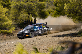 07/09/2024 - Driver Sami Pajari And Co-Driver Enni Malkonen Of The Teamprintsport Toyota Gr Yaris Rally2 ,They Face 2nd The Day Of The Race During Fia World Rally Championship Wrc Eko Acropolis Rally Greece 2024 07 Sept Lamia , Greece -  FIA WORLD RALLY CHAMPIONSHIP WRC EKO ACROPOLIS RALLY GREECE  2024  - RALLY - MOTORI