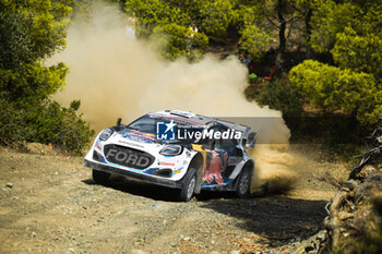 07/09/2024 - Driver Adrien Fourmaux And Co-Driver Alexandre Coria Of The Team M-Sport Ford World Rally Team Ford Puma Rally1 Hybrid,They Face 2nd The Day Of The Race During Fia World Rally Championship Wrc Eko Acropolis Rally Greece 2024 07 Sept Lamia , Greece -  FIA WORLD RALLY CHAMPIONSHIP WRC EKO ACROPOLIS RALLY GREECE  2024  - RALLY - MOTORI