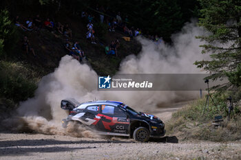 07/09/2024 - Driver Sebastien Ogier And Co-Driver Vincent Landais Of The Team Toyota Gazoo Racing Wrt,Toyota Gr Yaris Rally1 Hybrid,They Face 2nd The Day Of The Race During Fia World Rally Championship Wrc Eko Acropolis Rally Greece 2024 07 Sept Lamia , Greece -  FIA WORLD RALLY CHAMPIONSHIP WRC EKO ACROPOLIS RALLY GREECE  2024  - RALLY - MOTORI