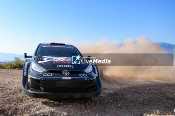 07/09/2024 - Driver Sebastien Ogier And Co-Driver Vincent Landais Of The Team Toyota Gazoo Racing Wrt,Toyota Gr Yaris Rally1 Hybrid,They Face 2nd The Day Of The Race During Fia World Rally Championship Wrc Eko Acropolis Rally Greece 2024 07 Sept Lamia , Greece -  FIA WORLD RALLY CHAMPIONSHIP WRC EKO ACROPOLIS RALLY GREECE  2024  - RALLY - MOTORI