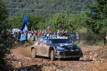 08/09/2024 - Driver Elfyn Evans And Co-Driver Scott Martin Of The Team Toyota Gazoo Racing Wrt, Toyota Gr Yaris Rally1 Hybrid,They Face 3rd The Day Of The Race During Fia World Rally Championship Wrc Eko Acropolis Rally Greece 2024 08 Sept Lamia , Greece -  FIA WORLD RALLY CHAMPIONSHIP WRC EKO ACROPOLIS RALLY GREECE  2024  - RALLY - MOTORI