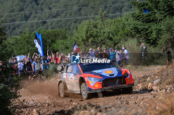 08/09/2024 - Driver Ott Tanak And Co-Driver Martin Jarveoja Of The Hyundai Shell Mobis World Rally Team, Hyundaii20 N Rally1 Hybrid,They Face 3rd The Day Of The Race During Fia World Rally Championship Wrc Eko Acropolis Rally Greece 2024 08 Sept Lamia , Greece -  FIA WORLD RALLY CHAMPIONSHIP WRC EKO ACROPOLIS RALLY GREECE  2024  - RALLY - MOTORI