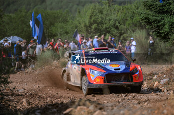 08/09/2024 - Driver Dani Sordo And Co-Driver Carrera Candido Of The Team Hyundai Shell Mobis World Rally Team,Hyundaii20 N Rally1 Hybrid,They Face 3rd The Day Of The Race During Fia World Rally Championship Wrc Eko Acropolis Rally Greece 2024 08 Sept Lamia , Greece -  FIA WORLD RALLY CHAMPIONSHIP WRC EKO ACROPOLIS RALLY GREECE  2024  - RALLY - MOTORI