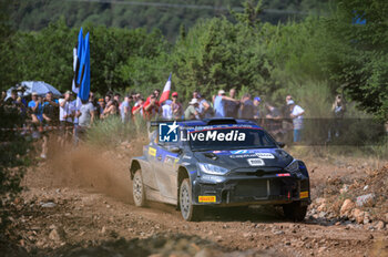 08/09/2024 - Driver Sami Pajari And Co-Driver Enni Malkonen Of The Teamprintsport Toyota Gr Yaris Rally2,They Face 3rd The Day Of The Race During Fia World Rally Championship Wrc Eko Acropolis Rally Greece 2024 08 Sept Lamia , Greece -  FIA WORLD RALLY CHAMPIONSHIP WRC EKO ACROPOLIS RALLY GREECE  2024  - RALLY - MOTORI