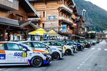 06/09/2024 - 89 OLEA Charlotte, PAGES Cecile, Renault Clio Rally5, ambiance during the Rallye Mont-Blanc Morzine 2024, 6th round of the Championnat de France des Rallyes 2024, from September 6 to 9 in Morzine, France - AUTO - RALLYE MONT-BLANC MORZINE 2024 - RALLY - MOTORI