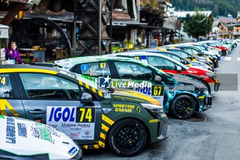 06/09/2024 - 74 VAUCLARE Tom, VAUCLARE Frédéric, Renault Clio Rally5, ambiance during the Rallye Mont-Blanc Morzine 2024, 6th round of the Championnat de France des Rallyes 2024, from September 6 to 9 in Morzine, France - AUTO - RALLYE MONT-BLANC MORZINE 2024 - RALLY - MOTORI