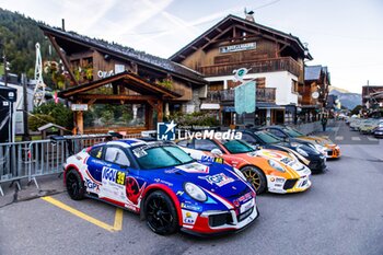 06/09/2024 - 39 JEAN-JOSEPH Simon, ROCHE Yannick, Porsche 991 GT3 Cup GT+, ambiance during the Rallye Mont-Blanc Morzine 2024, 6th round of the Championnat de France des Rallyes 2024, from September 6 to 9 in Morzine, France - AUTO - RALLYE MONT-BLANC MORZINE 2024 - RALLY - MOTORI