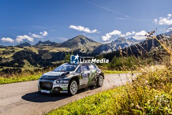 06/09/2024 - 02 ROSSEL Léo, MERCOIRET Guillaume, Citroën C3 Rally2, PH Sport by Minerva Oil, action during the Rallye Mont-Blanc Morzine 2024, 6th round of the Championnat de France des Rallyes 2024, from September 6 to 9 in Morzine, France - AUTO - RALLYE MONT-BLANC MORZINE 2024 - RALLY - MOTORI