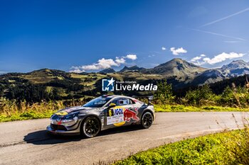 06/09/2024 - 06 LOEB Sebastien, GODEY Laurène, Alpine A110 GT+, action during the Rallye Mont-Blanc Morzine 2024, 6th round of the Championnat de France des Rallyes 2024, from September 6 to 9 in Morzine, France - AUTO - RALLYE MONT-BLANC MORZINE 2024 - RALLY - MOTORI