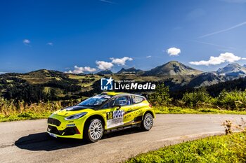 06/09/2024 - 10 GANY Rehane, LE FLOCH Franck, Ford Fiesta MKII Rally2, Sarrazin Motorsport Iron Lynx, action during the Rallye Mont-Blanc Morzine 2024, 6th round of the Championnat de France des Rallyes 2024, from September 6 to 9 in Morzine, France - AUTO - RALLYE MONT-BLANC MORZINE 2024 - RALLY - MOTORI