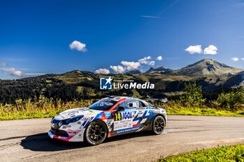 06/09/2024 - 14 ROBERT Cedric, DUVAL Matthieu, Alpine A110 RGT, Bonneton HDG - 2C, action during the Rallye Mont-Blanc Morzine 2024, 6th round of the Championnat de France des Rallyes 2024, from September 6 to 9 in Morzine, France - AUTO - RALLYE MONT-BLANC MORZINE 2024 - RALLY - MOTORI