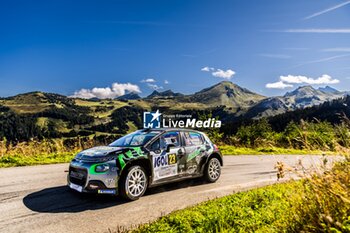 06/09/2024 - 23 LECHARTIER Ayrton, MAYE Marine, Citroën C3 Rally2 Rally2, action during the Rallye Mont-Blanc Morzine 2024, 6th round of the Championnat de France des Rallyes 2024, from September 6 to 9 in Morzine, France - AUTO - RALLYE MONT-BLANC MORZINE 2024 - RALLY - MOTORI