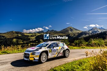 06/09/2024 - 25 MARCHAL Jean Renaud, GRANDCLAIR Karine, Citroën C3 Rally2, action during the Rallye Mont-Blanc Morzine 2024, 6th round of the Championnat de France des Rallyes 2024, from September 6 to 9 in Morzine, France - AUTO - RALLYE MONT-BLANC MORZINE 2024 - RALLY - MOTORI