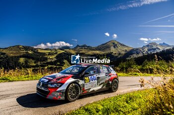 06/09/2024 - 28 PEREIRA Armando, MONDIERE Benjamin, Volkswagen Polo Rally2, action during the Rallye Mont-Blanc Morzine 2024, 6th round of the Championnat de France des Rallyes 2024, from September 6 to 9 in Morzine, France - AUTO - RALLYE MONT-BLANC MORZINE 2024 - RALLY - MOTORI