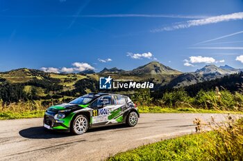 06/09/2024 - 31 GAUTIER Arnaud, DUBOS Edouard, Citroën C3 Rally2, action during the Rallye Mont-Blanc Morzine 2024, 6th round of the Championnat de France des Rallyes 2024, from September 6 to 9 in Morzine, France - AUTO - RALLYE MONT-BLANC MORZINE 2024 - RALLY - MOTORI