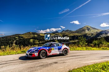 06/09/2024 - 39 JEAN-JOSEPH Simon, ROCHE Yannick, Porsche 991 GT3 Cup GT+, action during the Rallye Mont-Blanc Morzine 2024, 6th round of the Championnat de France des Rallyes 2024, from September 6 to 9 in Morzine, France - AUTO - RALLYE MONT-BLANC MORZINE 2024 - RALLY - MOTORI