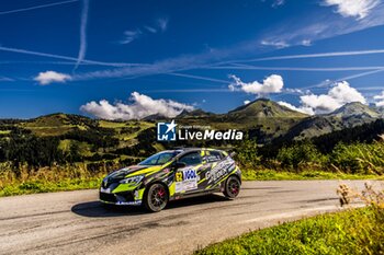 06/09/2024 - 62 BATTAGLIA Thomas, DELLA PINA Marc, Renault Clio Rally3, action during the Rallye Mont-Blanc Morzine 2024, 6th round of the Championnat de France des Rallyes 2024, from September 6 to 9 in Morzine, France - AUTO - RALLYE MONT-BLANC MORZINE 2024 - RALLY - MOTORI