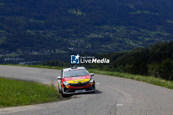 06/09/2024 - 73 FACCHINETTI Amaury, DEGUS Corentin, Renault Clio Rally5, action during the Rallye Mont-Blanc Morzine 2024, 6th round of the Championnat de France des Rallyes 2024, from September 6 to 9 in Morzine, France - AUTO - RALLYE MONT-BLANC MORZINE 2024 - RALLY - MOTORI