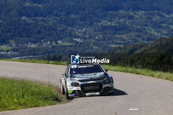 06/09/2024 - 05 FOTIA Anthony, DUNAND Arnaud, Citroën C3 Rally2, PH Sport by Minerva Oil, action during the Rallye Mont-Blanc Morzine 2024, 6th round of the Championnat de France des Rallyes 2024, from September 6 to 9 in Morzine, France - AUTO - RALLYE MONT-BLANC MORZINE 2024 - RALLY - MOTORI