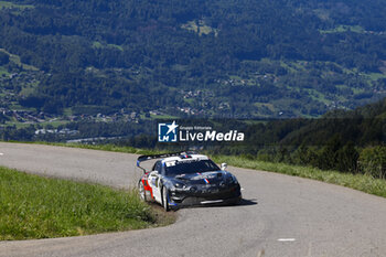 06/09/2024 - 07 GILBERT Quentin, GUIEU Christopher, Alpine A110 GT+, action during the Rallye Mont-Blanc Morzine 2024, 6th round of the Championnat de France des Rallyes 2024, from September 6 to 9 in Morzine, France - AUTO - RALLYE MONT-BLANC MORZINE 2024 - RALLY - MOTORI