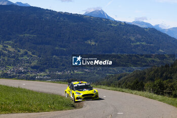 06/09/2024 - 10 GANY Rehane, LE FLOCH Franck, Ford Fiesta MKII Rally2, Sarrazin Motorsport Iron Lynx, action during the Rallye Mont-Blanc Morzine 2024, 6th round of the Championnat de France des Rallyes 2024, from September 6 to 9 in Morzine, France - AUTO - RALLYE MONT-BLANC MORZINE 2024 - RALLY - MOTORI