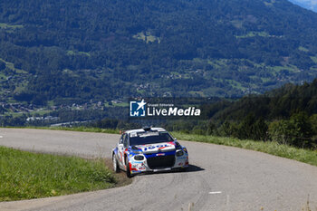 06/09/2024 - 16 DARMEZIN Lucas, AUGE Valentin, Citroën C3 Rally2, V.I.P - Enjolras Race, action during the Rallye Mont-Blanc Morzine 2024, 6th round of the Championnat de France des Rallyes 2024, from September 6 to 9 in Morzine, France - AUTO - RALLYE MONT-BLANC MORZINE 2024 - RALLY - MOTORI