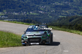 06/09/2024 - 23 LECHARTIER Ayrton, MAYE Marine, Citroën C3 Rally2 Rally2, action during the Rallye Mont-Blanc Morzine 2024, 6th round of the Championnat de France des Rallyes 2024, from September 6 to 9 in Morzine, France - AUTO - RALLYE MONT-BLANC MORZINE 2024 - RALLY - MOTORI