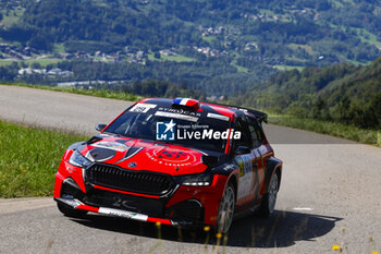 06/09/2024 - 29 TAILLER Tanguy, JAIME Julien, Skoda Fabia Evo Rally2, Bonneton HDG - 2C, action during the Rallye Mont-Blanc Morzine 2024, 6th round of the Championnat de France des Rallyes 2024, from September 6 to 9 in Morzine, France - AUTO - RALLYE MONT-BLANC MORZINE 2024 - RALLY - MOTORI