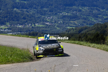 06/09/2024 - 33 BURRI Michael, AUBRY Gaetan, Hyundai i20 Rally2, action during the Rallye Mont-Blanc Morzine 2024, 6th round of the Championnat de France des Rallyes 2024, from September 6 to 9 in Morzine, France - AUTO - RALLYE MONT-BLANC MORZINE 2024 - RALLY - MOTORI