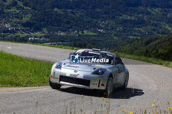 06/09/2024 - 47 RODRIGUEZ Stephane, REDON Kevin, Nissan 350 Z GT+, action during the Rallye Mont-Blanc Morzine 2024, 6th round of the Championnat de France des Rallyes 2024, from September 6 to 9 in Morzine, France - AUTO - RALLYE MONT-BLANC MORZINE 2024 - RALLY - MOTORI