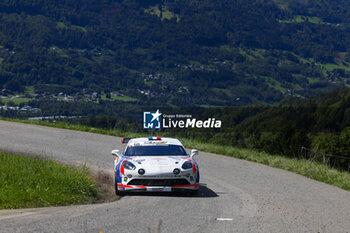 06/09/2024 - 50 ROCHE Pierre, ROCHE Martine, Alpine A110 RGT, Team FJ, action during the Rallye Mont-Blanc Morzine 2024, 6th round of the Championnat de France des Rallyes 2024, from September 6 to 9 in Morzine, France - AUTO - RALLYE MONT-BLANC MORZINE 2024 - RALLY - MOTORI