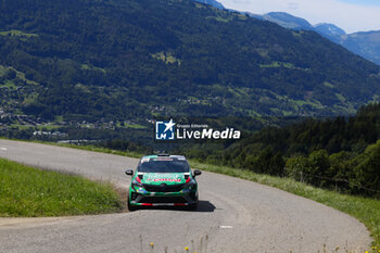 06/09/2024 - 59 STIRLING Benjamin, STIRLING Florence, Renault Clio Rally3, Renault Sport, action during the Rallye Mont-Blanc Morzine 2024, 6th round of the Championnat de France des Rallyes 2024, from September 6 to 9 in Morzine, France - AUTO - RALLYE MONT-BLANC MORZINE 2024 - RALLY - MOTORI