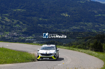 06/09/2024 - 69 JANNY Jerome, BEAUDOUIN Aurelien, Renault Clio Rally5, action during the Rallye Mont-Blanc Morzine 2024, 6th round of the Championnat de France des Rallyes 2024, from September 6 to 9 in Morzine, France - AUTO - RALLYE MONT-BLANC MORZINE 2024 - RALLY - MOTORI