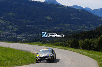 06/09/2024 - 71 BARNOUIN Benjamin, GAREL Romain, Renault Clio Rally5, action during the Rallye Mont-Blanc Morzine 2024, 6th round of the Championnat de France des Rallyes 2024, from September 6 to 9 in Morzine, France - AUTO - RALLYE MONT-BLANC MORZINE 2024 - RALLY - MOTORI