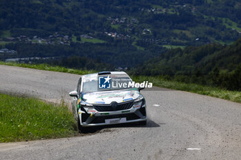 06/09/2024 - 75 POTARD Maxence, GOUTRY-ANDRE Albin, Renault Clio Rally5, PH Sport by Minerva Oil, action during the Rallye Mont-Blanc Morzine 2024, 6th round of the Championnat de France des Rallyes 2024, from September 6 to 9 in Morzine, France - AUTO - RALLYE MONT-BLANC MORZINE 2024 - RALLY - MOTORI