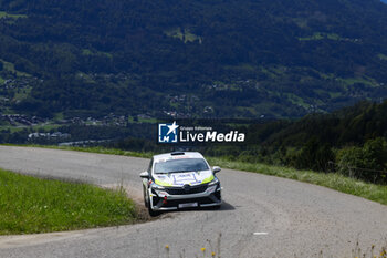 06/09/2024 - 80 DACHICOURT Paul, DACHICOURT Adèle, Renault Clio Rally5, action during the Rallye Mont-Blanc Morzine 2024, 6th round of the Championnat de France des Rallyes 2024, from September 6 to 9 in Morzine, France - AUTO - RALLYE MONT-BLANC MORZINE 2024 - RALLY - MOTORI