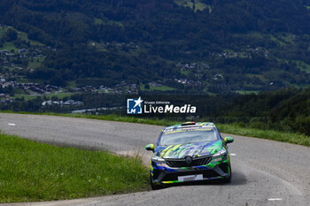 06/09/2024 - 84 VANDERWEERDE Nicolas, CLOSTER Thierry, Renault Clio Rally5, action during the Rallye Mont-Blanc Morzine 2024, 6th round of the Championnat de France des Rallyes 2024, from September 6 to 9 in Morzine, France - AUTO - RALLYE MONT-BLANC MORZINE 2024 - RALLY - MOTORI