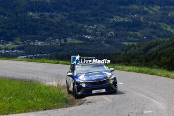 06/09/2024 - 85 BERARD Pascal, BERARD Caroline, Renault Clio Rally5, action during the Rallye Mont-Blanc Morzine 2024, 6th round of the Championnat de France des Rallyes 2024, from September 6 to 9 in Morzine, France - AUTO - RALLYE MONT-BLANC MORZINE 2024 - RALLY - MOTORI