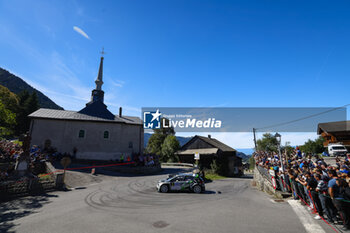 06/09/2024 - 02 ROSSEL Léo, MERCOIRET Guillaume, Citroën C3 Rally2, PH Sport by Minerva Oil, action during the Rallye Mont-Blanc Morzine 2024, 6th round of the Championnat de France des Rallyes 2024, from September 6 to 9 in Morzine, France - AUTO - RALLYE MONT-BLANC MORZINE 2024 - RALLY - MOTORI