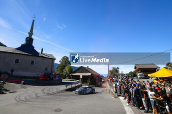 06/09/2024 - 07 GILBERT Quentin, GUIEU Christopher, Alpine A110 GT+, action during the Rallye Mont-Blanc Morzine 2024, 6th round of the Championnat de France des Rallyes 2024, from September 6 to 9 in Morzine, France - AUTO - RALLYE MONT-BLANC MORZINE 2024 - RALLY - MOTORI