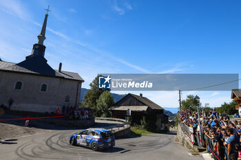 06/09/2024 - 11 PELLIER Laurent, FRESSARD Grégory, Hyundai i20N Rally2, CHL Sport Auto, action during the Rallye Mont-Blanc Morzine 2024, 6th round of the Championnat de France des Rallyes 2024, from September 6 to 9 in Morzine, France - AUTO - RALLYE MONT-BLANC MORZINE 2024 - RALLY - MOTORI