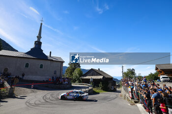 06/09/2024 - 14 ROBERT Cedric, DUVAL Matthieu, Alpine A110 RGT, Bonneton HDG - 2C, action during the Rallye Mont-Blanc Morzine 2024, 6th round of the Championnat de France des Rallyes 2024, from September 6 to 9 in Morzine, France - AUTO - RALLYE MONT-BLANC MORZINE 2024 - RALLY - MOTORI