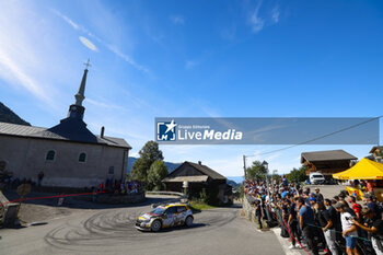 06/09/2024 - 17 MAUFFREY Eric, BLANC Nicolas, Skoda Fabia Evo Rally2, action during the Rallye Mont-Blanc Morzine 2024, 6th round of the Championnat de France des Rallyes 2024, from September 6 to 9 in Morzine, France - AUTO - RALLYE MONT-BLANC MORZINE 2024 - RALLY - MOTORI