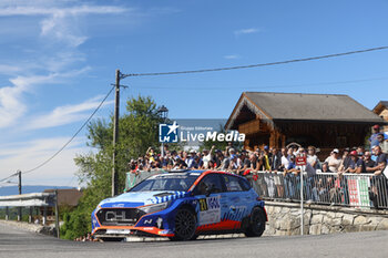 06/09/2024 - 21 CONSTANT Louis, DELORME Pierre, Hyundai i20N Rally2, CHL Sport Auto , action during the Rallye Mont-Blanc Morzine 2024, 6th round of the Championnat de France des Rallyes 2024, from September 6 to 9 in Morzine, France - AUTO - RALLYE MONT-BLANC MORZINE 2024 - RALLY - MOTORI