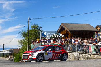 06/09/2024 - 20 HIRSCHI Jonathan, TENDILLE Mélanie, Citroën C3 Rally2, PH Sport By Minerva Academy GT2i, action during the Rallye Mont-Blanc Morzine 2024, 6th round of the Championnat de France des Rallyes 2024, from September 6 to 9 in Morzine, France - AUTO - RALLYE MONT-BLANC MORZINE 2024 - RALLY - MOTORI